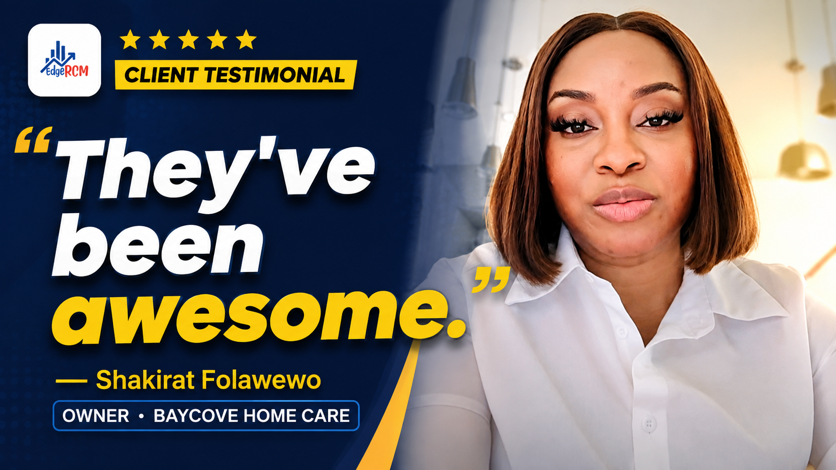 Video testimonial from Shakirat Folawewo